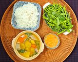 Hình bước làm 5 của món Rau củ nấu chao (món chay)