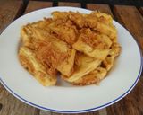 Foto langkah ke 5 dari resep Tahu Goreng Telur.