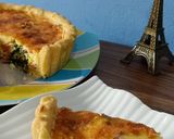 Foto langkah ke 9 dari resep Quiche Lorraine.