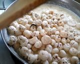 A picture of step 8 of Makhana custard kheer.