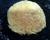 A picture of step 11 of Poha potato pan cake.