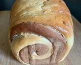 A picture of step 12 of 2 layer bread.