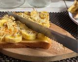 Foto langkah ke 5 dari resep Roti Bakar Pisang.