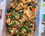 Foto langkah ke 6 dari resep 40. Nasi Bakar Pindang Tongkol.