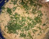 A picture of step 2 of Suji cheela.