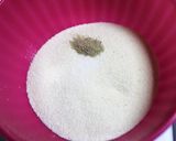 A picture of step 1 of Eggless Semolina Cake.