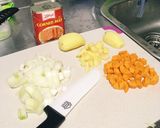 A picture of step 1 of Corned Beef with Veggies.