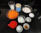 A picture of step 1 of Whole wheat eggless Carrot cake.