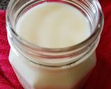 A picture of step 1 of Organic Soy Yogurt.
