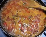 A picture of step 5 of Minestrone Soup.