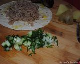 A picture of step 11 of Persian pan fried sumac kebab.