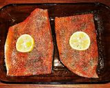 A picture of step 4 of Mike's Complete Salmon Dinner [Grilled Or Baked].