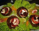 A picture of step 8 of Sheila's Spicy Bean Burgers.