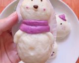 Hình bước làm 3 của món Bánh bao hình thú 3d nhân cade
