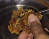 A picture of step 1 of Parmal chikki (Murmura chikki).