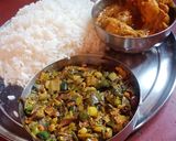 পেঁয়াজ শাক বেগুন দিয়ে ভাজা (Peyaj shak begun diye bhaja recipe in benagli) রেসিপির ধাপ 5 ছবি