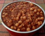 A picture of step 5 of Oil Free Chana Sabji.