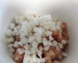 Foto del paso 1 de la receta: Bonito blanco del Norte en tartar con salsa
