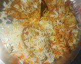 A picture of step 6 of Chicken biryani.