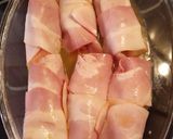 Foto del paso 1 de la receta: Filetes de pollo relleno al horno con zumo de naranja