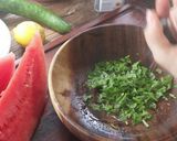 【視頻】超簡單地中海西瓜沙拉的食譜步驟7照片