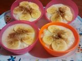 Arroz con leche descremada 🍧y banana 🍌