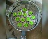 Foto langkah ke 10 dari resep Kue kukus semangka.