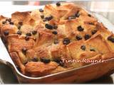 Resep Bread Pudding with Vanilla Sauce yang sangat enakk 