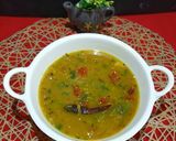 A picture of step 5 of Panch Phoron Piyaz Die Masoor Dal Bengali Style.