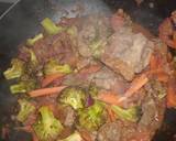 Broccoli beef with pasta#mashujaarecipe recipe step 5 photo