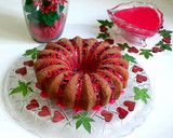عکس مرحله 4 از دستور کیک‌ لبو با گلس رنگی مخصوص شب یلدا