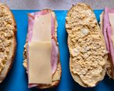 Sajtos-sonkás-tojáskrémes panini recept fázis 5 fotója