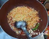 A picture of step 2 of 3 Lentils Khadi Daal with Dill Leaves.