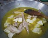 Foto langkah ke 4 dari resep Opor ayam dan tahu.