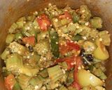 A picture of step 4 of Bhindi bhaji.