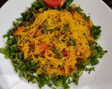A picture of step 4 of Vermicelli veg upma.
