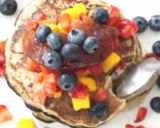 A picture of step 5 of Healthy fruits pancakes.