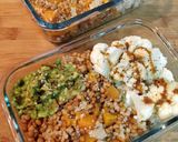 Foto del paso 4 de la receta: Ensalada de lentejas, guacamole y calabaza