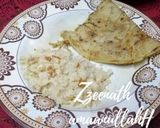 A picture of step 2 of Halwa Paratha.