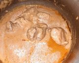 A picture of step 4 of Aloo Gosht.