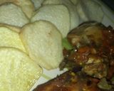 A picture of step 7 of Fried yam and peppered chicken.