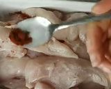 A picture of step 1 of Chicken resipy.