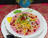 A picture of step 6 of Healthy Beetroot Pulp Tikki Chaat.
