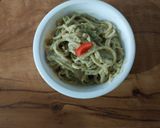 A picture of step 4 of Avocado Spaghetti.