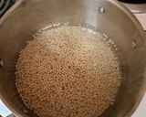A picture of step 2 of Pearl couscous salad.