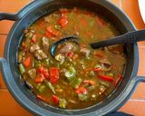 Foto del paso 11 de la receta: Tacos de ternera en salsa al Martini con okras
