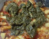 A picture of step 6 of Aaloo Methi.