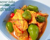 Foto langkah ke 6 dari resep Sayur tahu cabe gendot.