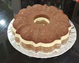 Foto langkah ke 3 dari resep Puding coklat kopi oreo.