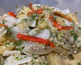 Foto del paso 8 de la receta: Ensalada de verduras cocidas (escalivada trucha o escabeche mentiroso)